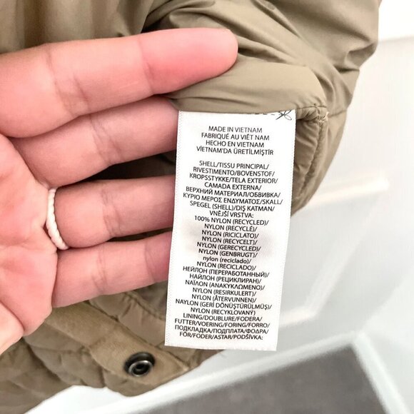 Polo Ralph Lauren Tan Quilted Collared Lightweight Jacket Size M - Picture 3 of 8